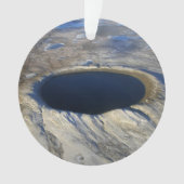 Luftschiff Pingualuit Krater, Quebec, Kanada. Ornament (Vorderseite)