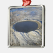 Luftschiff Pingualuit Krater, Quebec, Kanada. Ornament Aus Metall (Links)