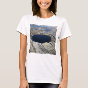 Luftschiff Pingualuit Krater, Quebec, Kanada. T-Shirt