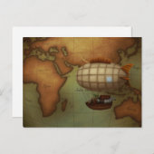 Luftschiff über die Osthalbkugel - Karte (Vorne/Hinten)