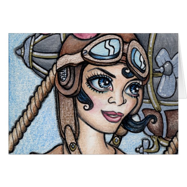 Luftschiff VersuchsSteamface (Vorderseite (Horizontal))