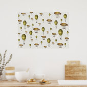 Luftschiffdruck Poster (Küche)