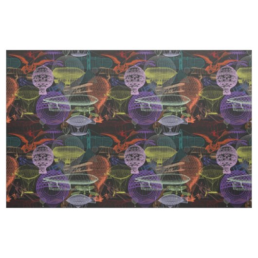 Luftschiffe Stoff (Fat Quarter (45,7 x 55,9 cm))