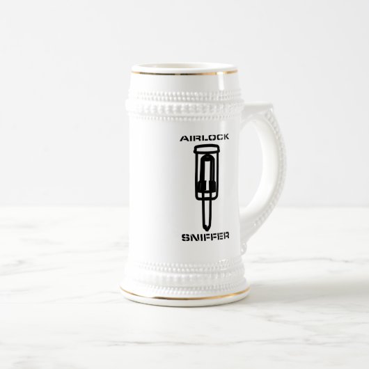 Luftschleusen-Sauganleger Bierglas (VorderseiteRechts)