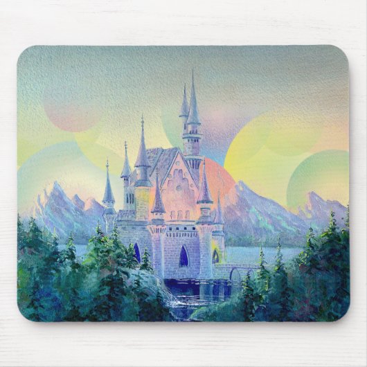 LUFTSCHLÖSSER Durch SHARON SHARPE Mousepad (Vorne)