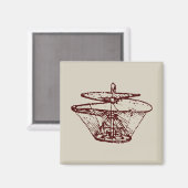 Luftschraube Magnet (Vorderseite/Rückseite)