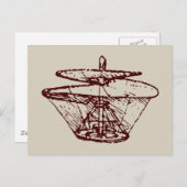 Luftschraube Postkarte (Vorne/Hinten)