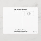Luftschutz Postkarte (Rückseite)