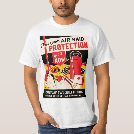 Luftschutz T-Shirt (Vorderseite)