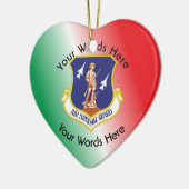 Luftschutzschild Keramikornament (Links)