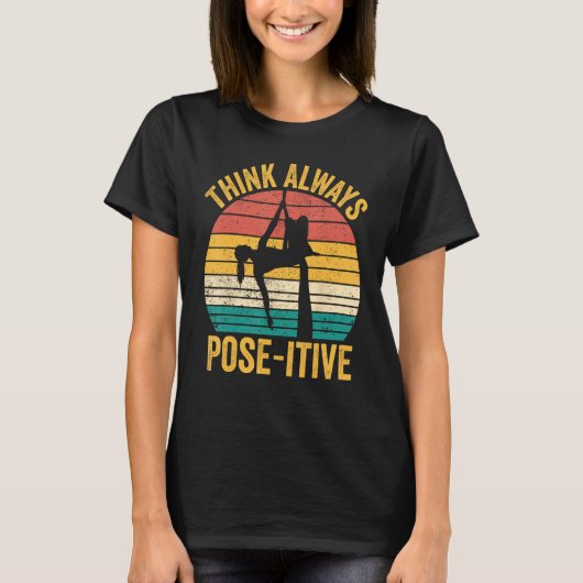 Luftseide Luftakrobat Denke Immer Positiv 1 T-Shirt (Vorderseite)