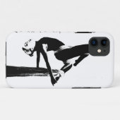 Luftseiden klassischer Schwarzweiss-iPhone 5 Case-Mate iPhone Hülle (Rückseite (Horizontal))