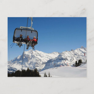 Luftseilbahn in der Jungfrau Region Postkarte