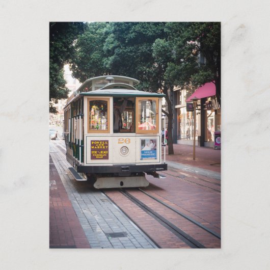 Luftseilbahn von San Francisco Postkarte (Vorderseite)