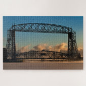 Luftseilbrücke Duluth Minnesota mit Meeresrauchen Puzzle (Horizontal)