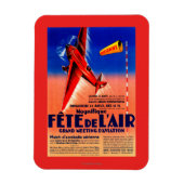 Luftshow mit Haryse Hilsz Werbeposte Magnet (Vertikal)