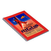 Luftshow mit Haryse Hilsz Werbeposte Notizblock (Rechte Seite)