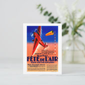 Luftshow mit Haryse Hilsz Werbeposte Postkarte (Stehend Vorderseite)