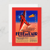 Luftshow mit Haryse Hilsz Werbeposte Postkarte (Vorne/Hinten)