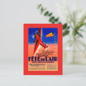 Luftshow mit Haryse Hilsz Werbeposte Postkarte (Stehend Vorderseite)