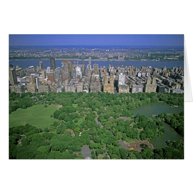 Luftsicht auf den Central Park und die Westseite (Vorderseite (Horizontal))
