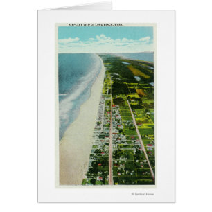 Luftsicht auf den Strand