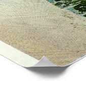 Luftsicht auf den Strand Poster (Ecke)