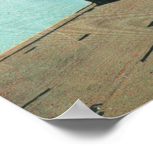 Luftsicht auf die Wasserfront 3 Poster (Ecke)