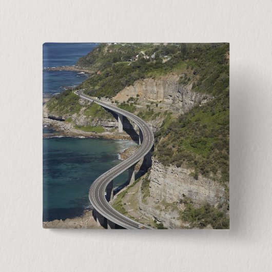 Luftsicht auf Sea Cliff Bridge in der Nähe von Wol Button (Vorderseite)