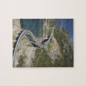 Luftsicht auf Sea Cliff Bridge in der Nähe von Wol Puzzle (Horizontal)