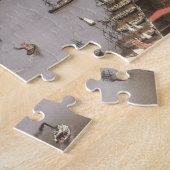 Luftstadt-Ansicht von Manhattan, New York, USA Puzzle (Seite)