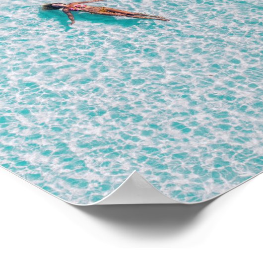 Luftstrand - Ferienplakat Poster (Ecke)