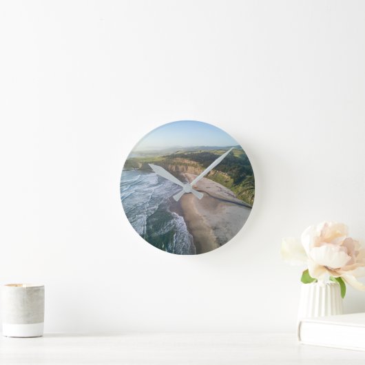 Luftstrand Runde Wanduhr (Zuhause)