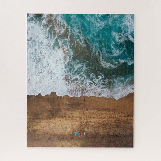 Luftstrandschaft Puzzle (Vertikal)