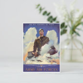 Luftstreitkräfte der Armee Postkarte (Stehend Vorderseite)