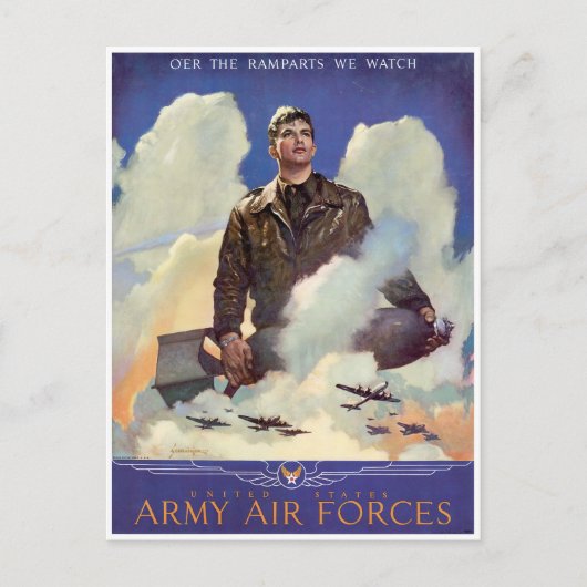 Luftstreitkräfte der Armee Postkarte (Vorderseite)