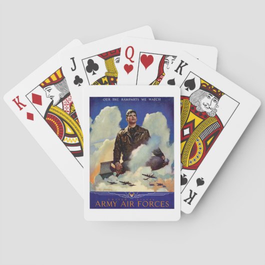 Luftstreitkräfte der Armee Spielkarten (Rückseite)