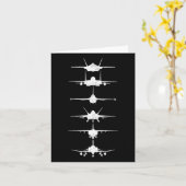 Luftstreitkräfte Kampfjets F-4 F-111 F-15 F-16 F-2 Karte (Gelbe Blume)