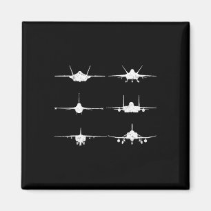 Luftstreitkräfte Kampfjets F-4 F-111 F-15 F-16 F-2 Magnet