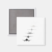 Luftstreitkräfte Kampfjets F-4 F-111 F-15 F-16 F-2 Magnet (Vorderseite/Rückseite)