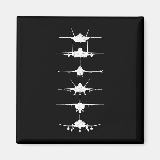 Luftstreitkräfte Kampfjets F-4 F-111 F-15 F-16 F-2 Magnet (Vorne)