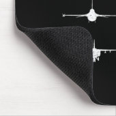 Luftstreitkräfte Kampfjets F-4 F-111 F-15 F-16 F-2 Mousepad (Ecke)