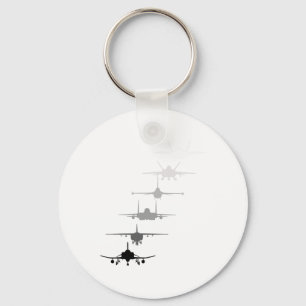 Luftstreitkräfte Kampfjets F-4 F-111 F-15 F-16 F-2 Schlüsselanhänger