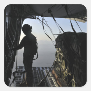 Luftstreitkräfte Quadratischer Aufkleber