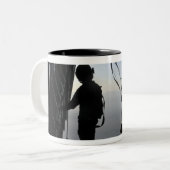 Luftstreitkräfte Zweifarbige Tasse (Vorderseite Links)