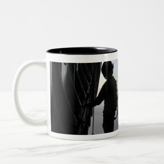 Luftstreitkräfte Zweifarbige Tasse (Links)