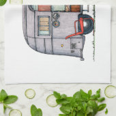 Luftstrom-Anhänger Geschirrtuch (Gefaltet)