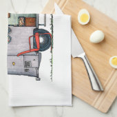 Luftstrom-Anhänger Geschirrtuch (Viertel Falte)