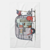 Luftstrom-Anhänger Geschirrtuch (Vertikal)