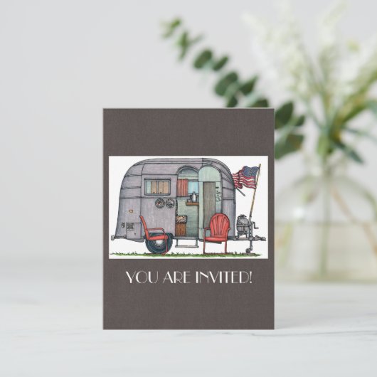 Luftstrom Einladung (Stehend Vorderseite)